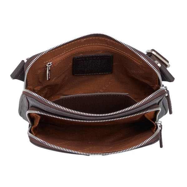 Kahverengi Hakiki Deri Erkek Bel Çantası - S1BL00021559-A42 - 4