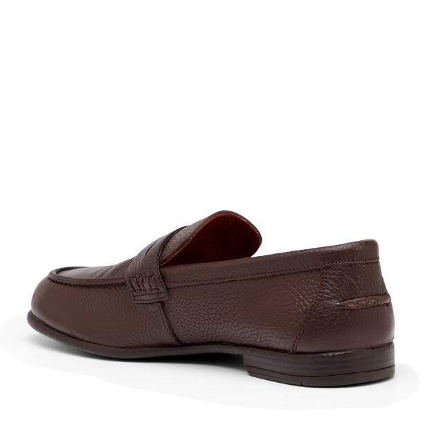 Kahverengi Hakiki Deri Erkek Casual Ayakkabı - E26I1AY57639-A24 - 4