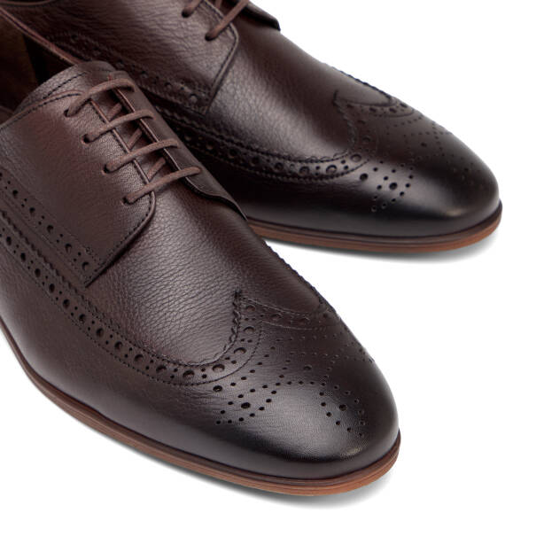 Kahverengi Hakiki Deri Erkek Casual Ayakkabı - E26I1AY57719-A24 - 3