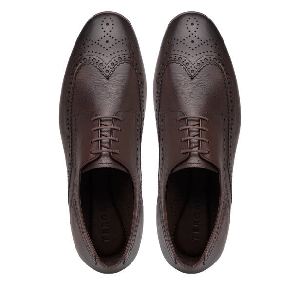 Kahverengi Hakiki Deri Erkek Casual Ayakkabı - E26I1AY57719-A24 - 5