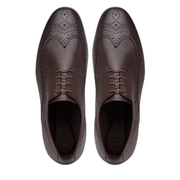 Kahverengi Hakiki Deri Erkek Casual Ayakkabı - E26I1AY57719-A24 - 5