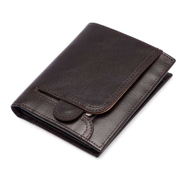 Kahverengi Hakiki Deri Erkek Cüzdan - S1CE00001674-B07 - 1