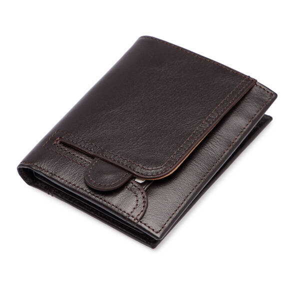Kahverengi Hakiki Deri Erkek Cüzdan - S1CE00001674-B07 - 1
