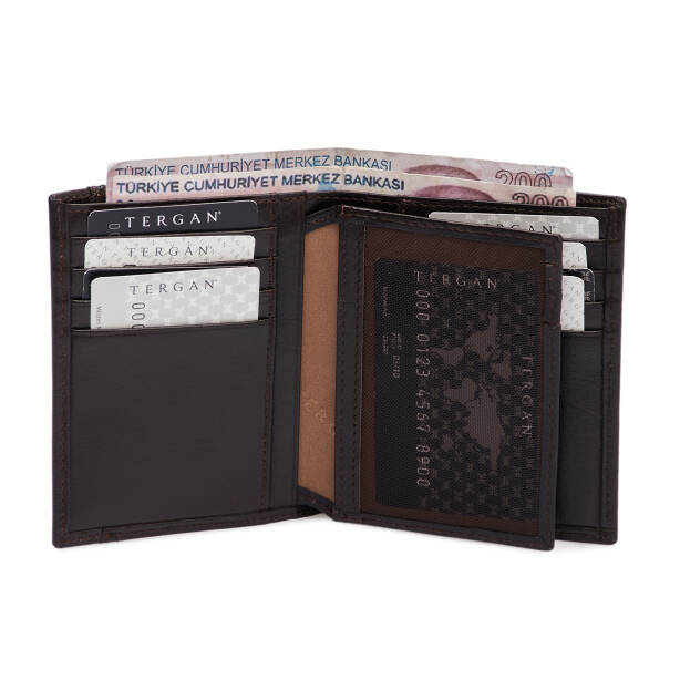 Kahverengi Hakiki Deri Erkek Cüzdan - S1CE00001674-B07 - 2