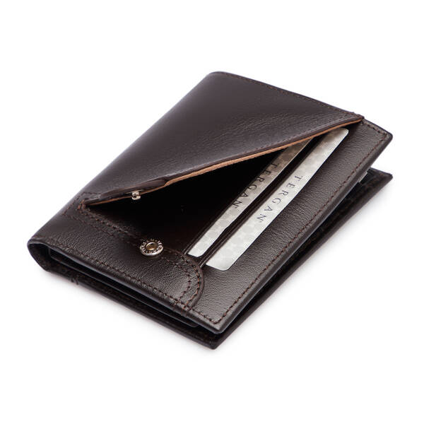 Kahverengi Hakiki Deri Erkek Cüzdan - S1CE00001674-B07 - 5