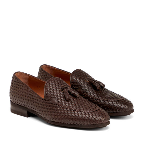 Kahverengi Hakiki Deri Erkek Klasik Ayakkabı - E25I1AY57205-B90 - 2