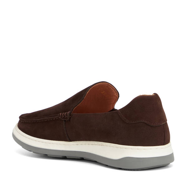 Kahverengi Hakiki Deri Erkek Loafer - E26I1AY57706-A24 - 4