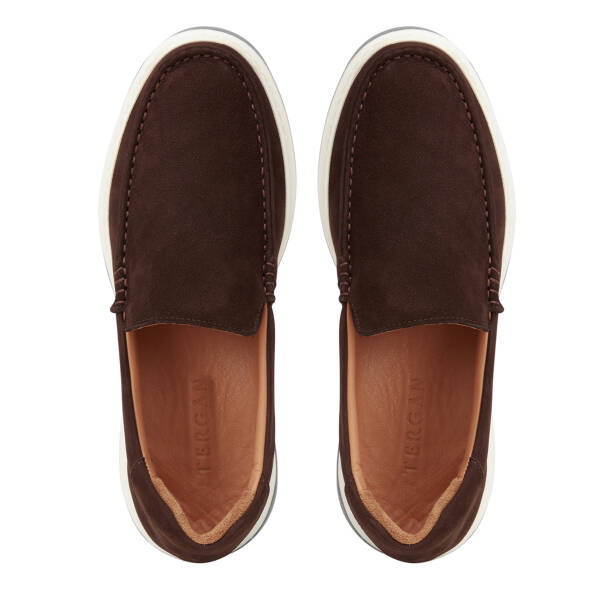 Kahverengi Hakiki Deri Erkek Loafer - E26I1AY57706-A24 - 5