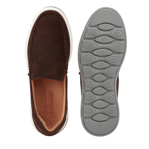 Kahverengi Hakiki Deri Erkek Loafer - E26I1AY57706-A24 - 6