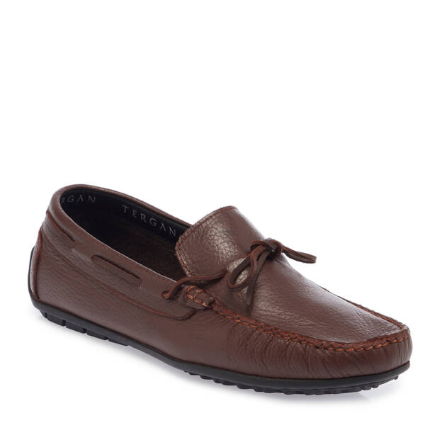 Kahverengi Hakiki Deri Erkek Loafer - E26I1AY57711-A42 