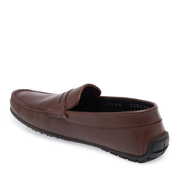 Kahverengi Hakiki Deri Erkek Loafer - E26I1AY57712-A42 - 2