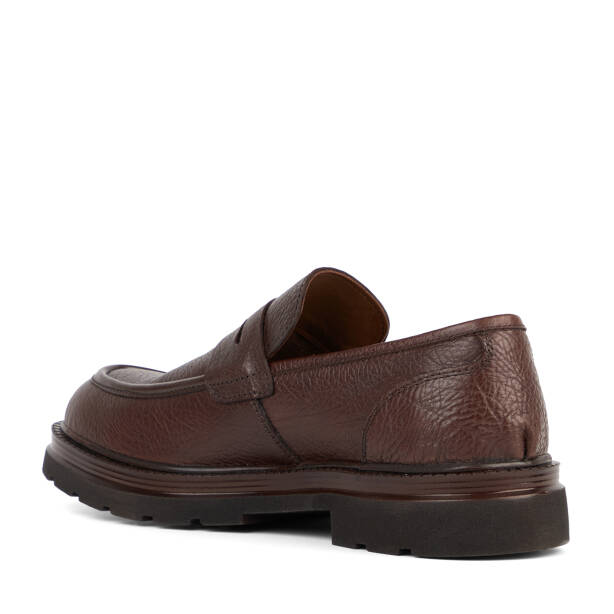 Kahverengi Hakiki Deri Erkek Loafer - E26S1AY57957-X05 - 4