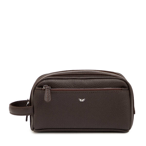 Kahverengi Hakiki Deri Erkek Portföy Çantası - S1PC00021541-A42 - 1