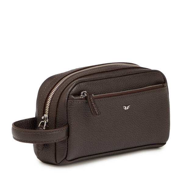 Kahverengi Hakiki Deri Erkek Portföy Çantası - S1PC00021541-A42 - 2