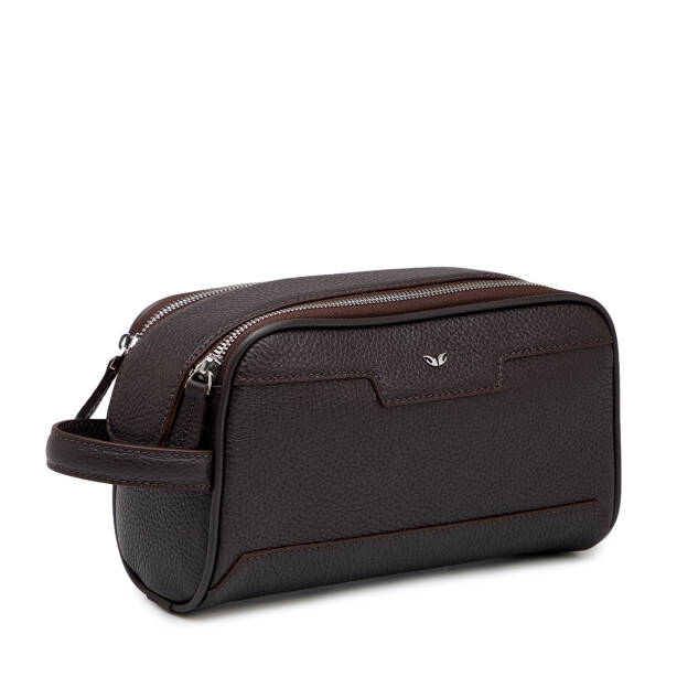 Kahverengi Hakiki Deri Erkek Portföy Çantası - S1PC00021544-A42 - 2