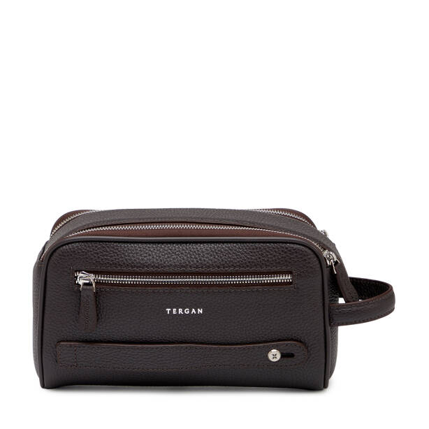 Kahverengi Hakiki Deri Erkek Portföy Çantası - S1PC00021544-A42 - 3