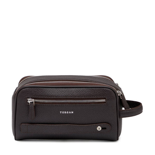 Kahverengi Hakiki Deri Erkek Portföy Çantası - S1PC00021544-A42 - 3