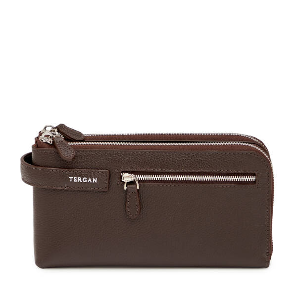 Kahverengi Hakiki Deri Erkek Portföy Çantası - S1PC00021564-A7P - 1