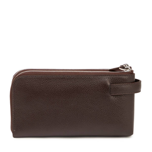 Kahverengi Hakiki Deri Erkek Portföy Çantası - S1PC00021564-A7P - 3