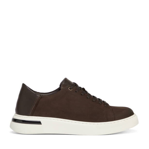 Kahverengi Hakiki Deri Erkek Sneaker - E26S1AY57847-A39 