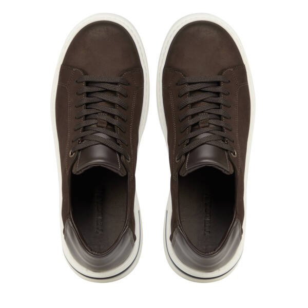 Kahverengi Hakiki Deri Erkek Sneaker - E26S1AY57847-A39 - 5