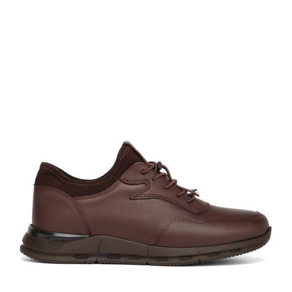 Kahverengi Hakiki Deri Erkek Sneaker - E26S1AY57878-A24 - 1