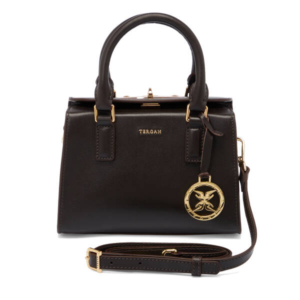 Kahverengi Hakiki Deri Kadın Çapraz Askılı Çanta - S25K1BC80473-D06 - 1