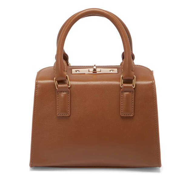 Kahverengi Hakiki Deri Kadın Çapraz Askılı Çanta - S25K1BC80473-V9K - 3