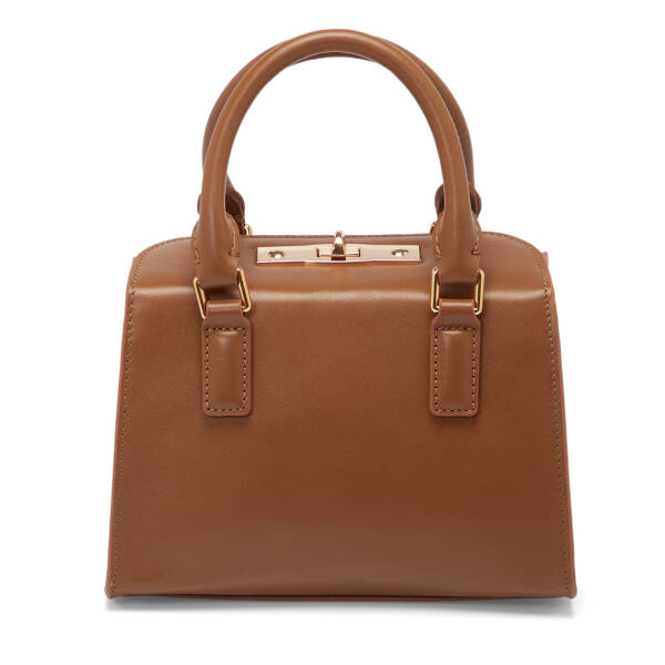 Kahverengi Hakiki Deri Kadın Çapraz Askılı Çanta - S25K1BC80473-V9K - 3