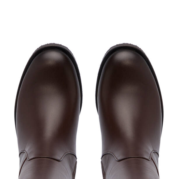 Kahverengi Hakiki Deri Kadın Çizme - K25K1CM68284-A24 - 5