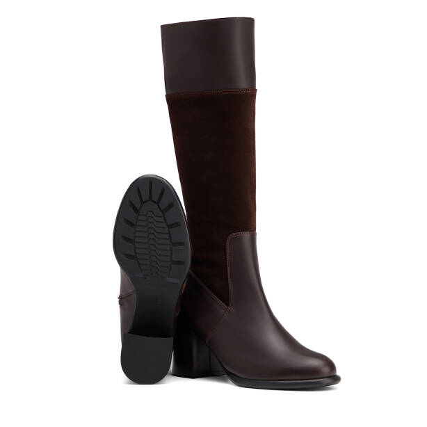 Kahverengi Hakiki Deri Kadın Çizme - K26K1CM68712-F56 - 4