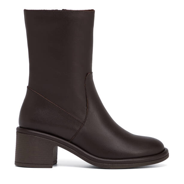 Kahverengi Hakiki Deri Kadın Çizme - K26K1CM68814-A24 
