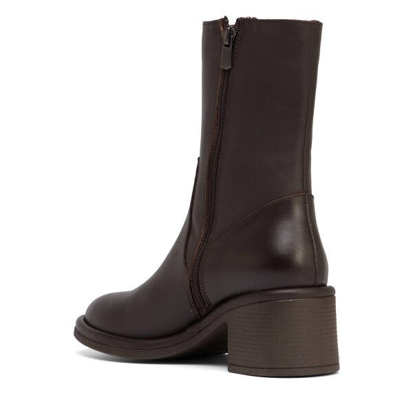 Kahverengi Hakiki Deri Kadın Çizme - K26K1CM68814-A24 - 3
