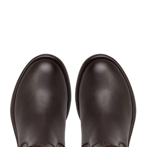 Kahverengi Hakiki Deri Kadın Çizme - K26K1CM68814-A24 - 5