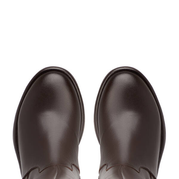 Kahverengi Hakiki Deri Kadın Çizme - K26K1CM68815-A24 - 5