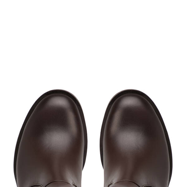 Kahverengi Hakiki Deri Kadın Çizme - K26K1CM68894-A24 - 5