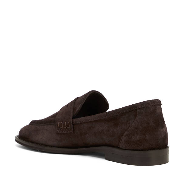 Kahverengi Hakiki Deri Kadın Loafer - K26I1AY68667-B85 - 4