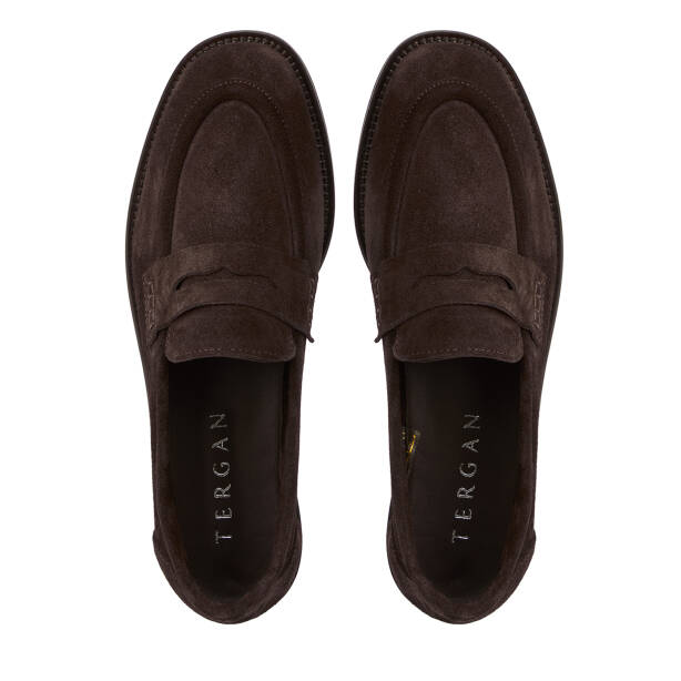 Kahverengi Hakiki Deri Kadın Loafer - K26I1AY68667-B85 - 5