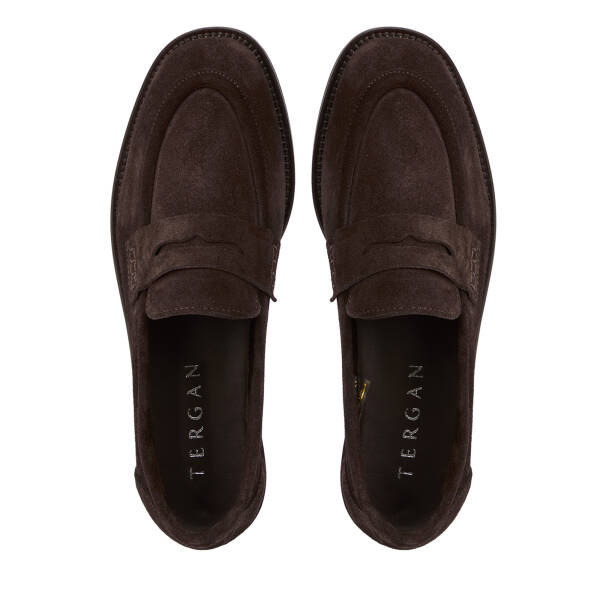 Kahverengi Hakiki Deri Kadın Loafer - K26I1AY68667-B85 - 5