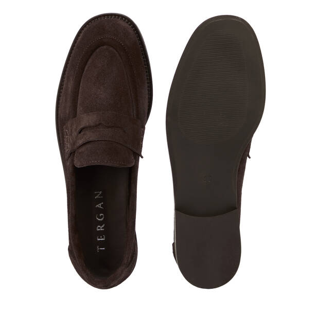 Kahverengi Hakiki Deri Kadın Loafer - K26I1AY68667-B85 - 6