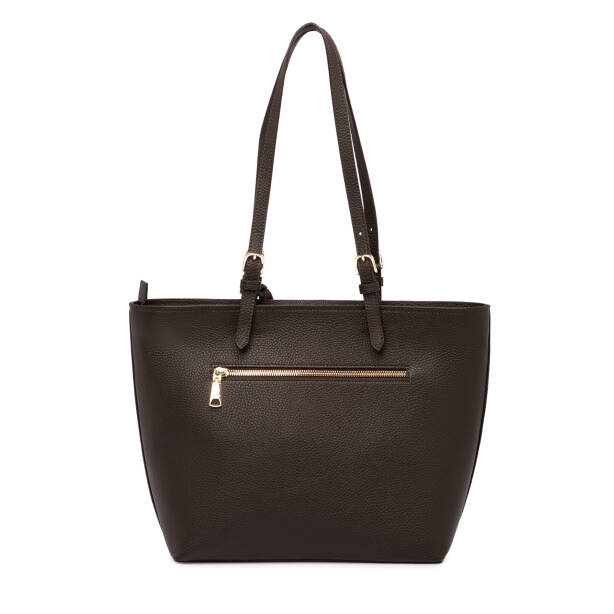 Kahverengi Hakiki Deri Kadın Omuz Çantası - S25K1BC80529-A42 - 3