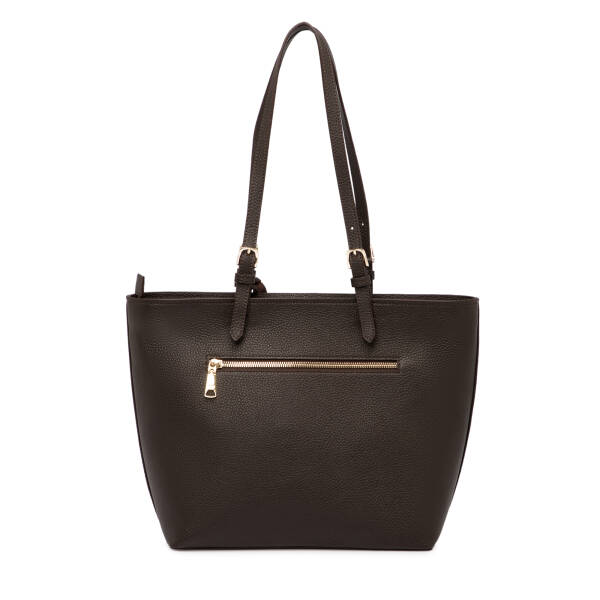 Kahverengi Hakiki Deri Kadın Omuz Çantası - S25K1BC80529-A42 - 3