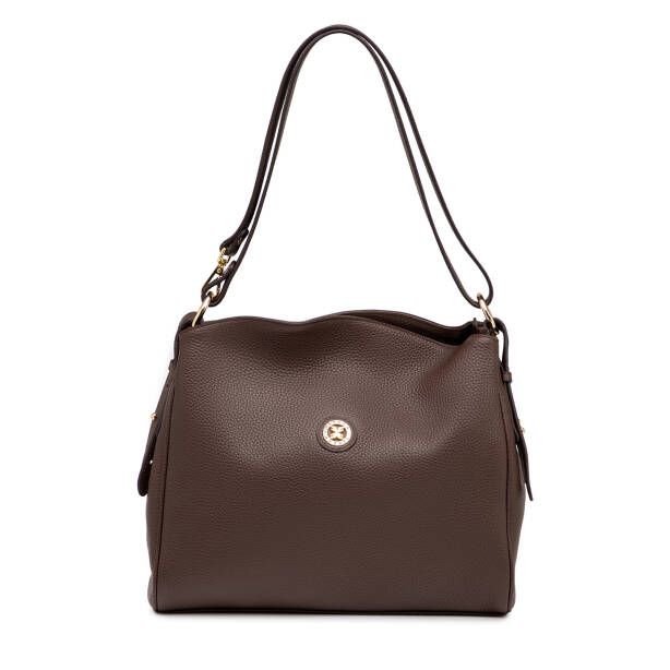 Kahverengi Hakiki Deri Kadın Omuz Çantası - S26Y1BC79450-S8G 