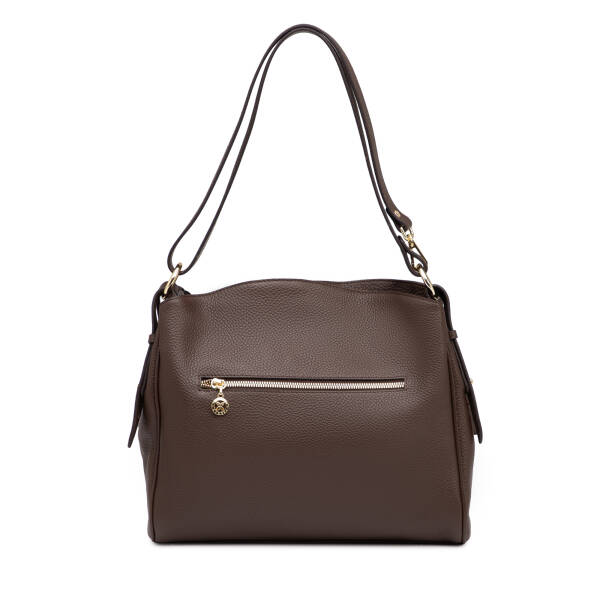 Kahverengi Hakiki Deri Kadın Omuz Çantası - S26Y1BC79450-S8G - 3