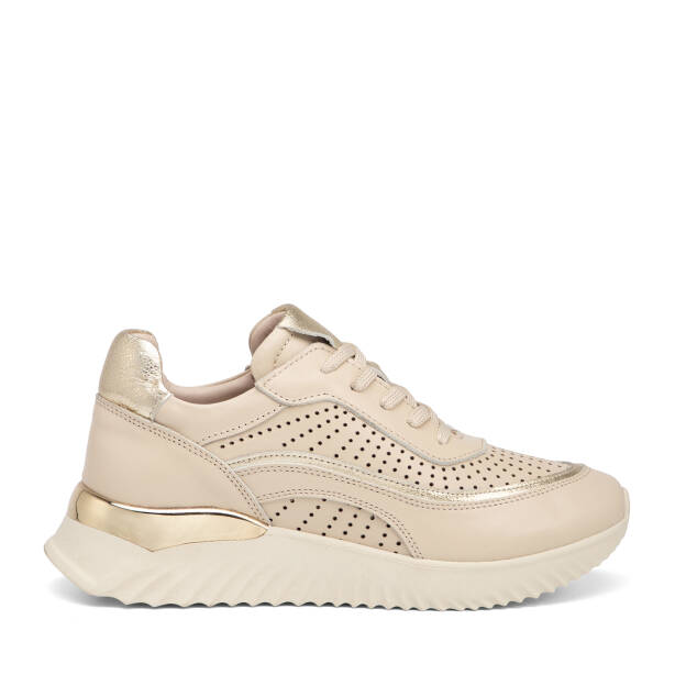 Kahverengi Hakiki Deri Kadın Sneaker - K25I1AY67970-S2S 