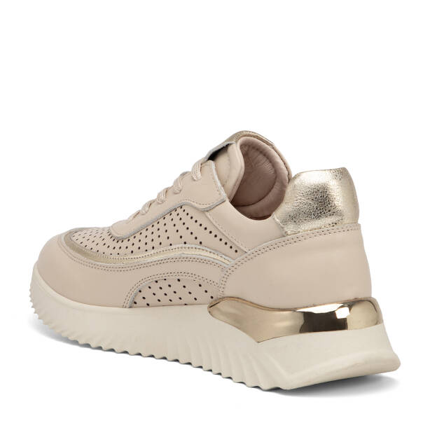 Kahverengi Hakiki Deri Kadın Sneaker - K25I1AY67970-S2S - 4