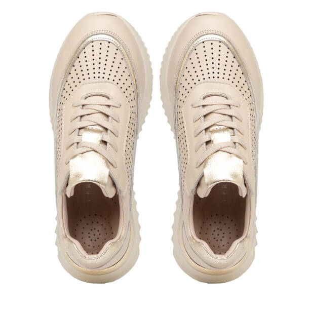 Kahverengi Hakiki Deri Kadın Sneaker - K25I1AY67970-S2S - 5