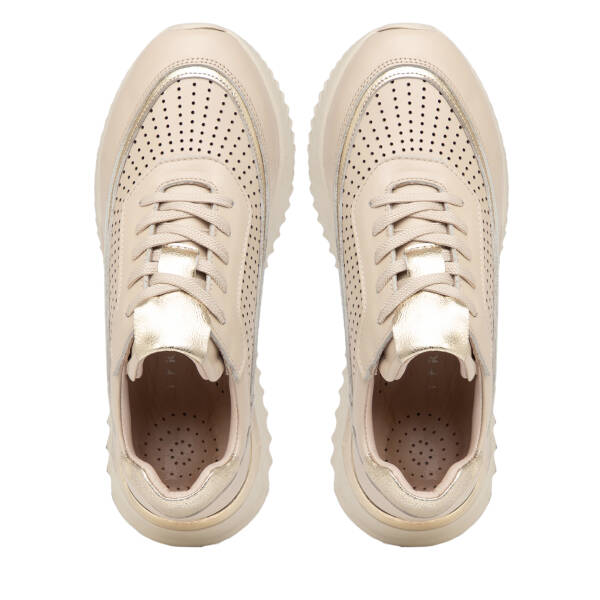 Kahverengi Hakiki Deri Kadın Sneaker - K25I1AY67970-S2S - 5