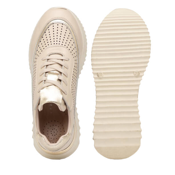 Kahverengi Hakiki Deri Kadın Sneaker - K25I1AY67970-S2S - 6