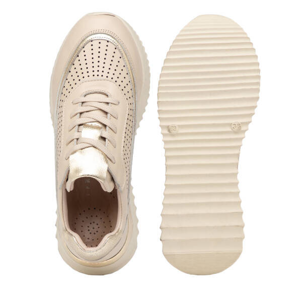 Kahverengi Hakiki Deri Kadın Sneaker - K25I1AY67970-S2S - 6